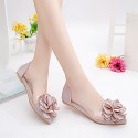 Women's Flats Spring / Fall Ballerina / Pointed Toe Leatherette Outdoor / Office & Career / Casual Flat Heel Applique