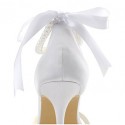 Women's Wedding Shoes Heels / Peep Toe / Pointed Toe Sandals Wedding / Party & Evening / Dress White