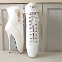 Women's Spring / Fall / Winter Heels / Fashion Boots Leatherette Party & Evening Stiletto Heel Black / White