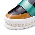 Women's Shoes Cowhide / Patent LeatherFall / Winter Platform / Creepers / Comfort / Round Toe Loafers & Slip-OnsDress